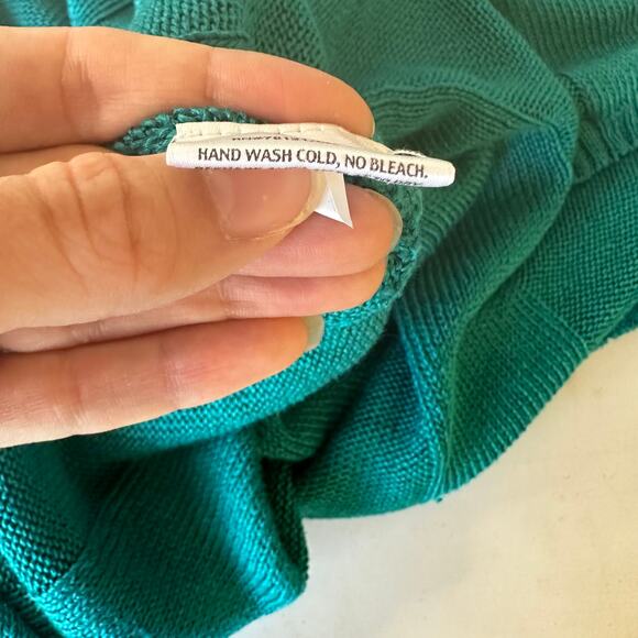 Eileen Fisher Womens Blue Linen Silk Cardigan Size Small Petite Striped Simple - Picture 12 of 13